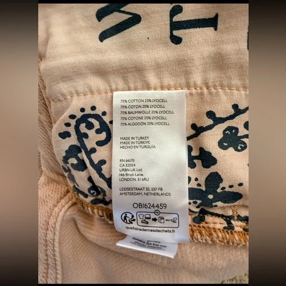 Free People We The Free Pink Osaka Jeans - Picture 3 of 7